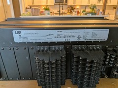 GE L90 Line Differential Relay Model No. L90U02HLHF8LH6GL8LN6NSXXUXXW7H