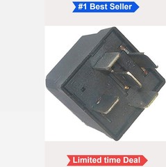 Starter Relay 3 Terminal Screw Connector Normally Open Automatic 1.6 A Vehicle