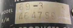 MOORE REVERSING RELAY MODEL #69-3 B/M #4647S9