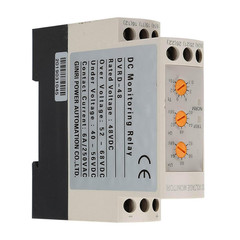 Voltage Monitoring Relay DC 12V/24V/36V/48V Over-Voltage and Under-Voltage Prot