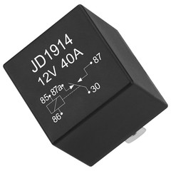 6 Pack JD1914 Car Relay, 12V 40/30A, 5 Pin SPDT, Automotive Switches and Starter