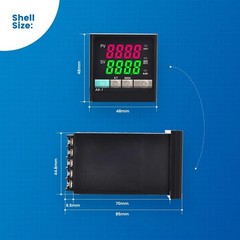 PID Temperature Controller Kit, AC 100–240V, with SSR 40DA Solid State Relay