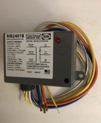 FUNCTIONAL DEVICES INC / RIB RIB2401B Enclosed Pre-Wired Relay, SPDT, 20A@277VAC