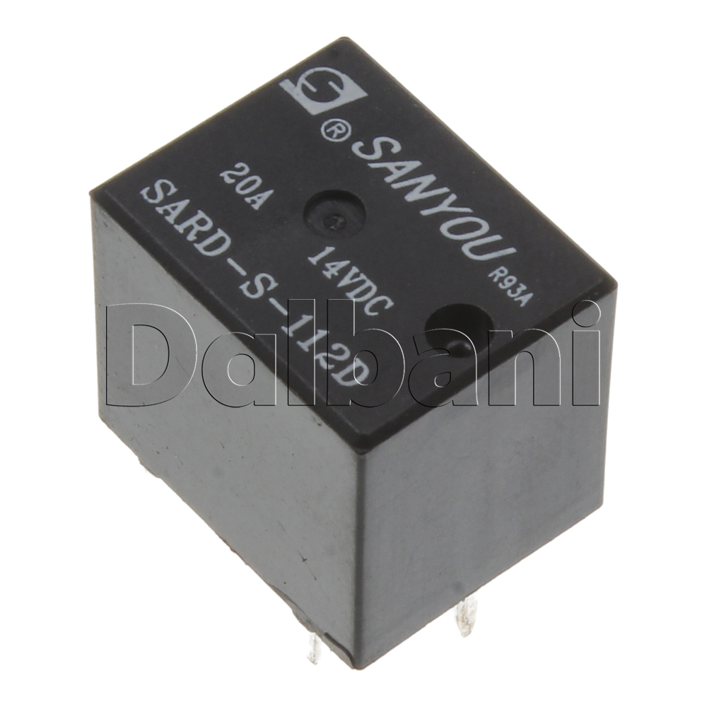 SARD-S-112D Original New Sanyou Flux proofed 1 pole 12V D:0.6W Relay 20A 14VDC