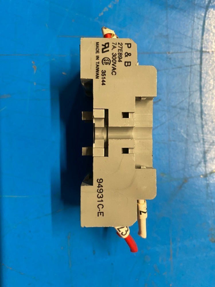 27E894 Potter Brumfield Relay Socket (lot of 13)