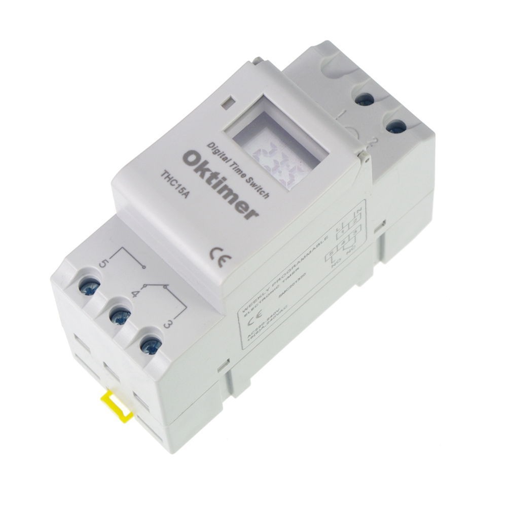 24VDC 16A DIN RAIL DIGITAL PROGRAMMABLE Timer TIME RELAY
