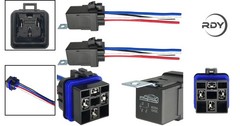 Durable 12V DC 4-Pin SPST Automotive Relay Kit – 40/30AMP Waterproof Design