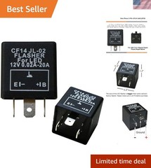 Heat-Free 3-Pin LED Flasher Relay – Quick Installation and Reliable Performance