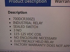 Allen Bradley 700DC-R300Z1 Electrically Held Relay Sealed Switch Type R (new)