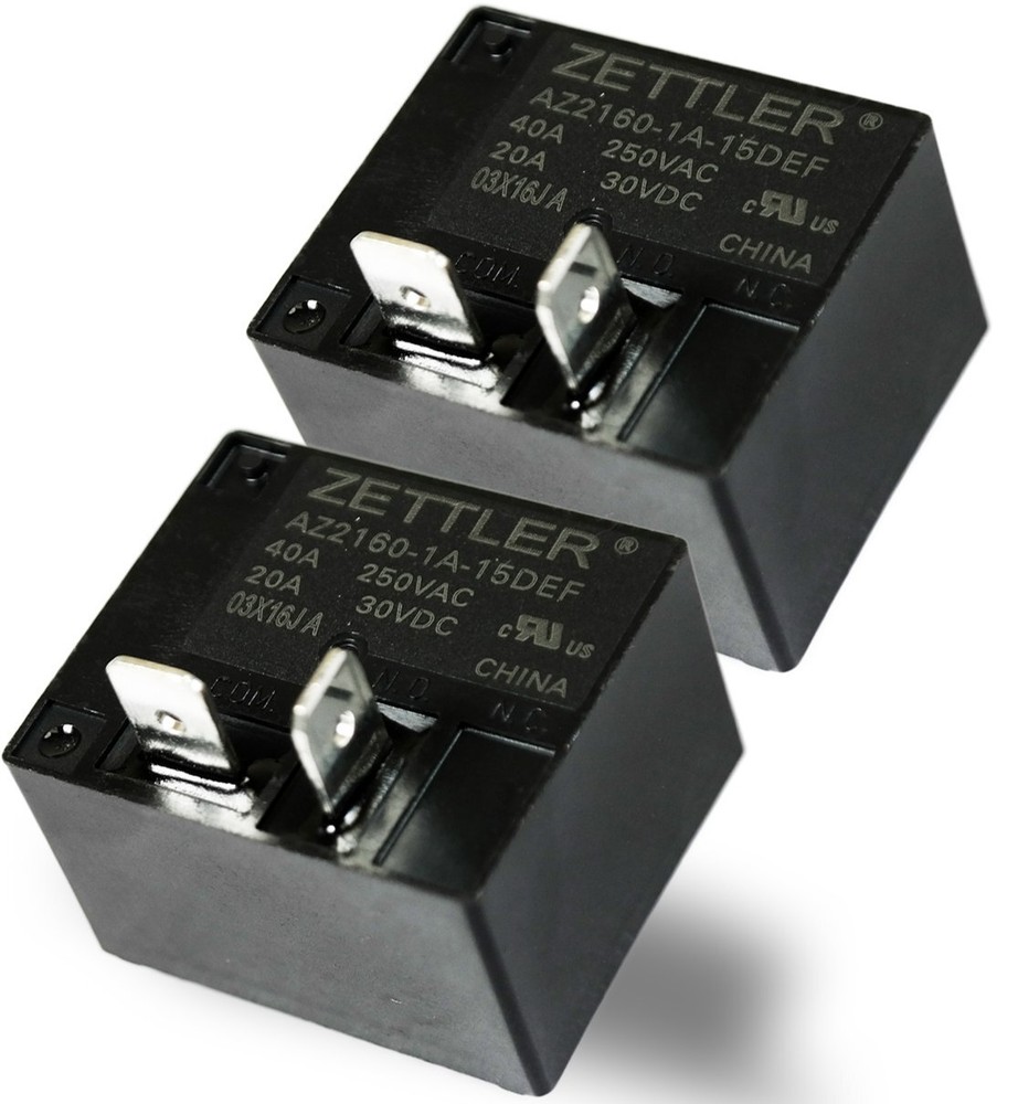 2 Pack AZ2160-1A 15DEF 30A Miniature Power Relay High Current Control Switch