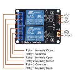6PCS Solid State Relay Module 5V 2 Channel High Low Level T Size: 5V 2-CHANNEL
