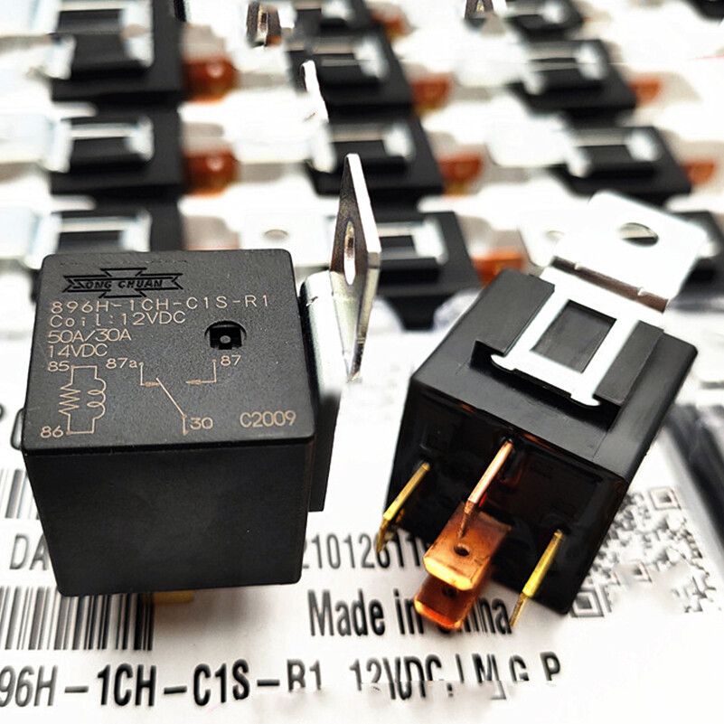 1PC Songchuan 896H-1CH-C1S-R1 12VDC Automotive Relay 50A/30A 14VDC 5Pins
