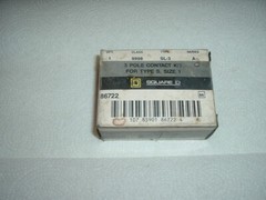NEW SEALED IN BAGS Square D 9998SL3 Size 1 Contact Kit 3 Pole 9998 SL3 86722