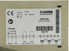 Kuhse KIW-345 Current Monitoring Relay 2W345I0000 24V DC 5A Control Module