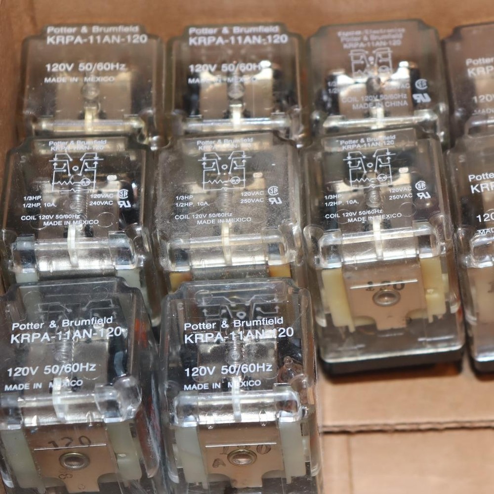 One Potter & Brumfield KRPA-11AN-120 120V AC Coil Cube Relay