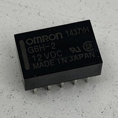 5pcs Omron G6H-2 12V Relay DPDT 1A 30VDC 0.3A 125VAC PCB Mount RH