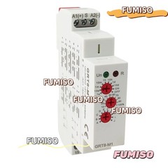 GRT8-M1 Multifunction Time Relay,DIN Rail AC/DC 12V~240V Timer Relay 16A 1×SPDT~