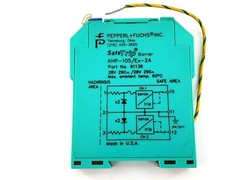 Pepperl Fuchs, KHP-105/EX-2A / KHP105EX2A, P/N 91136, Intrinsic Safety Barrier