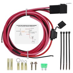 Electric Fuel Pump Relay Kit Universal Fit 12V System 80 AMP Waterproof Fuel …