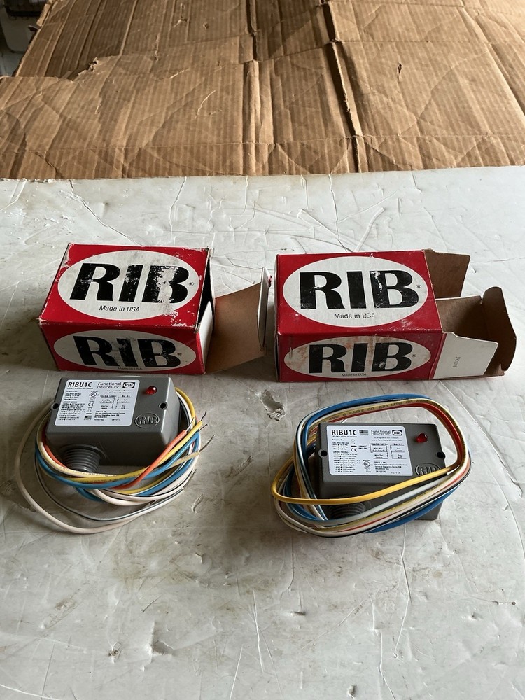(2) RIB # 5LE35 / RIBU1C, FUNCTIONAL DEVICE ENCLOSED RELAY.