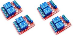 2pcs DC 12V 2 Channel Relay Module With Isolated Optocoupler High And Low Level