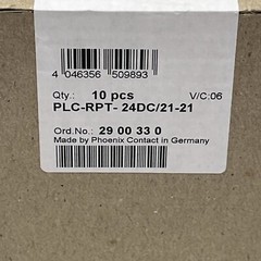 10pcs Phoenix Contact Relay 29 00 33 0 PLC-RPT-24DC/21-21 2900330 | USA Seller
