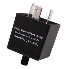 3 Pin LED Flasher Relay 12V 20A Turn Signal Blinker Adjustable For Car Truck