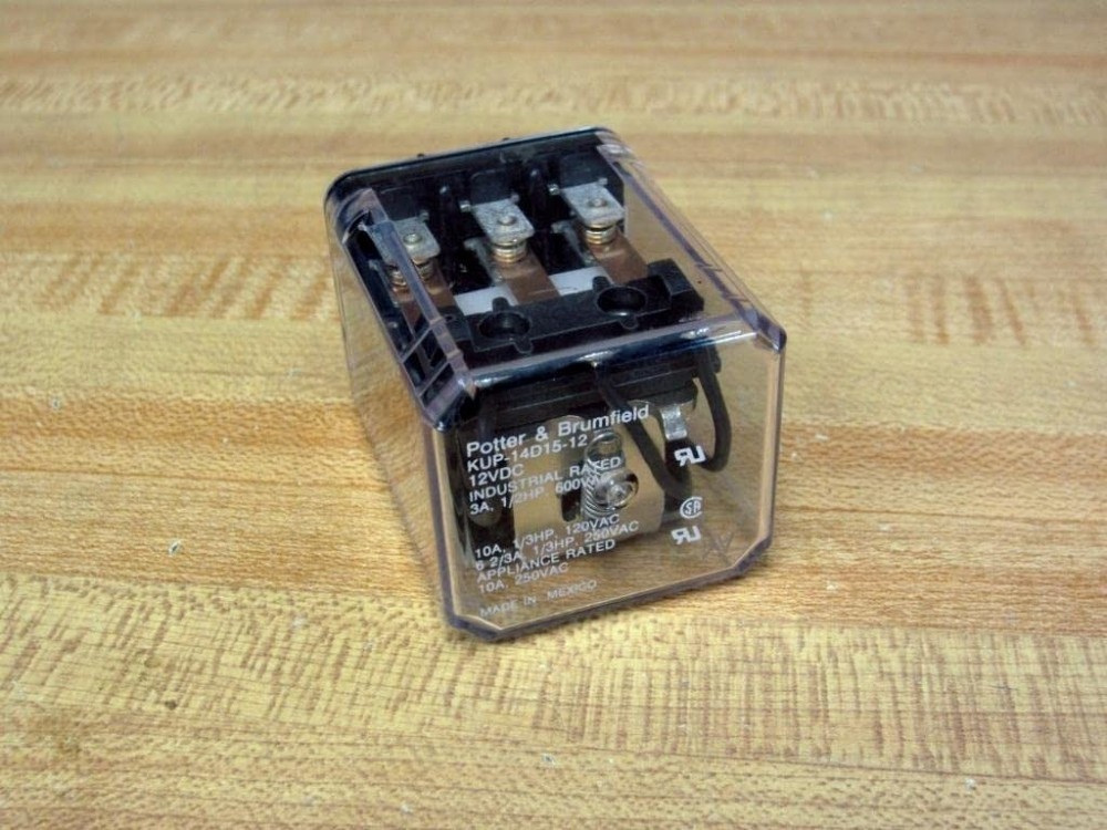 TE CONNECTIVITY KUP14D1512 Power Relay 3PDT 12VDC 10A Plug In Replacement