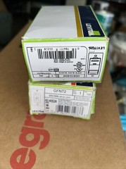(2) NEW IN BOX LEVITON RECEPTACLE Brown GFCI Outlets