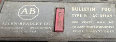 Allen-Bradley 700-N200A1 AC Relay 300V 10A Series B