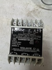 Schneider Electric Square D Class 8501 Type TO-41 Series A 120VAC Barrier Relay