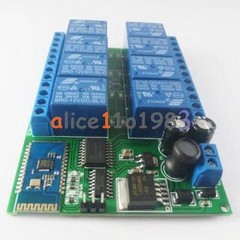 8 Channel 12V Bluetooth Relay Android Mobile Remote control Switch Motor Light
