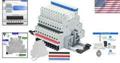 High-Performance 10 Pcs 24V Relay Set with DIN Rail Mount – Easy Installation