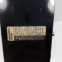 Sprecher + Schuh S&S CT 1-150 100-150 A Thermal Overload Relay. NOS.