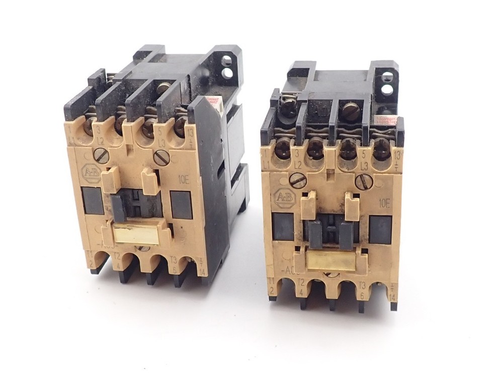 (Qty. 2) Allen Bradley 100-A09ND3 Ser. B Motor Contactor