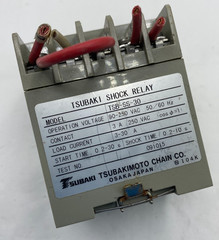 TSUBAKI MODEL TSB-SS-30 SHOCK RELAY 90-250VAC 50/60HZ 3A TSBSS30 🎯