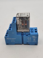 Finder 94.04 Relay With Socket Base 7A 250VAC 24VDC 55.34.9.024.0000