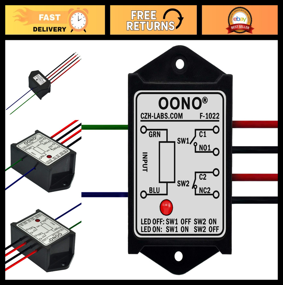 8Amp Power Relay Module DPST 1NO 1NC AC/DC 12V Control Switch for Automation
