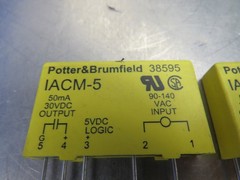 Potter & Brumfield IACM-5 x 2 / Gordos SM-IAC5 x 7 / Grayhill x 4 / Tyco x 2