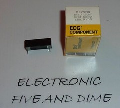 RLY5513 ECG REED RELAY SPST 500mA COIL24VDC