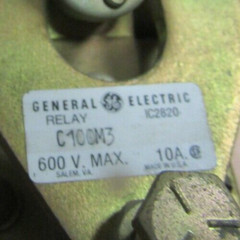 😏 NEW GE 600 VAC GROUND FAULT RELAY 325 VDC COIL 10 AMP IC2820-C100M3