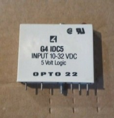 OPTO 22 G4 IDC5 Input Module, Input 10-32 VDC, 5 Volt Logic