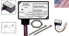 Power Relay Module SPDT 10A AC120V with Plastic Enclosure and Pre-Wired AC 120V
