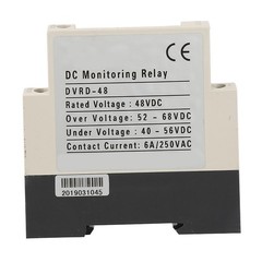Professional New DVRD Over Voltage And Under Voltage Protection Relay DC 48V