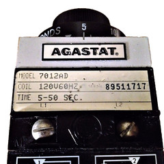 AGASTAT 7012AD TIME DELAY RELAY 5-50SEC / 120VAC