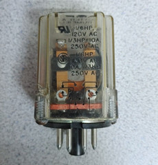 POTTER & BRUMFIELD KRP11AG 120VAC RELAY 250VAC 10A 1/3HP 120VAC 10A 1/6HP WOW!!
