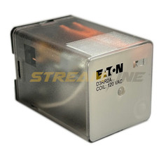 Eaton D3RR2A General Purpose Ice Cube Relay, 10 Amp, 120Vac, DPDT, 8 Pin Octal