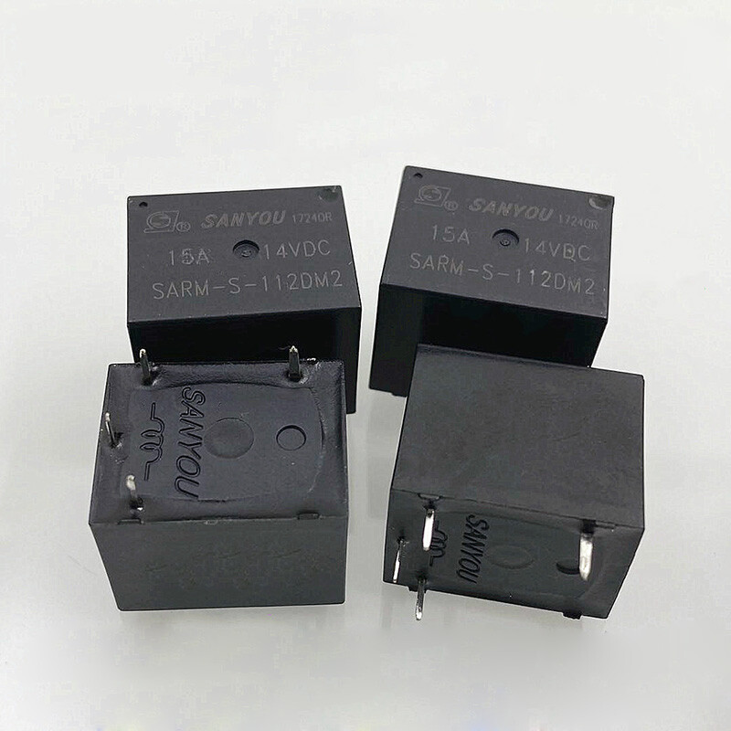 2PCS SANYOU SARM-S-112DM2 Power Relay 12VDC 4Pin 15A