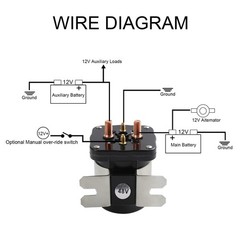 48V Heavy Duty Solenoid Relay Switch for Club Car, EZGO, Yamaha G19 – Replace JR