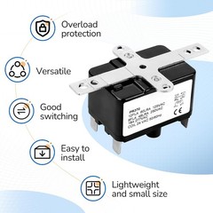 Electromechanical 24V AC Relay 12A SPST-NO SPST-NC SPDT For Fan HVAC